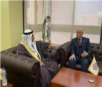 رئيس البرلمان العربي يستقبل سفير المغرب بمصر 