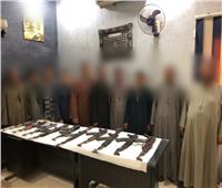 ضبط 2 طن بانجو و10 قطع سلاح آلية في أسيوط