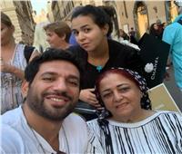 إيمي سمير غانم تنعي وفاة والدة زوجها حسن الرداد 