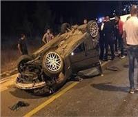 إصابة 6 في انقلاب سيارة بطريق قنا - نجع حمادي الصحراوي 