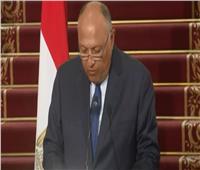 وزير الخارجية: السياسة المصرية تمتنع عن التدخل في شئون الدول الأخرى| فيديو