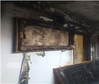 4 صور ترصد حريق منزل بالبدرشين