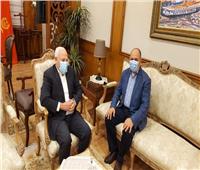 محافظ بورسعيد يستقبل نائب رئيس الهيئة الاقتصادية للقطاع الشمالي