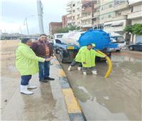 رفع درجة الاستعداد القصوى في الإسكندرية لتصريف تراكمات الأمطار