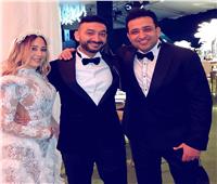 أول صورة من حفل زفاف نادر حمدي