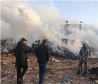محافظ القاهرة يتفقد موقع حريق الشرابية