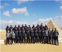 منطقة آثار الهرم تستقبل أعضاء المنتخب الألماني لكرة اليد| صور