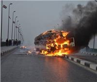 انفجار سيارة محملة بإسطوانات الغاز بالإسماعيلية