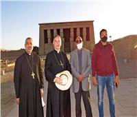 ممثلو الكنيسة الكاثوليكية بالأقصر يستقبلون السفير الباباوي بمصر