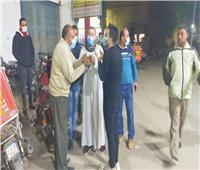تحرير 170 محضرا لمواطنين لم يلتزموا بارتداء الكمامات في بني سويف