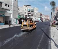 محافظ بورسعيد : استمرار أعمال تطوير وتوسعة شارع الأمين 