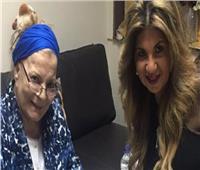 بوسي شلبي تحيي الذكرى الأولى لوفاة نادية لطفي من المقابر