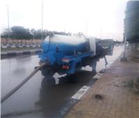 تحسبا لسقوط أمطار.. انتشار سيارات «شفط المياه» في محافظات القناة