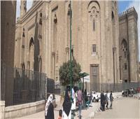 بث شعائر صلاة الجمعة من داخل مسجد الرفاعي بمصر القديمة