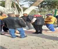 رئيس نظافة القاهرة يتفقد أعمال تطوير حديقة الطفل