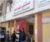 مستشفى المنيا: خروج 7 أشخاص مصابين في 3 حوادث متفرقة بعد تلقيهم العلاج