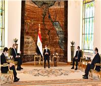 الرئيس السيسي يستقبل رئيس الوزراء بالمملكة الأردنية الهاشمية| صور