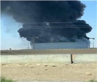 حريق في مستودع تابع لشركة أنابيب البترول بطريق «السويس- القاهرة»