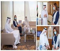 استقبال حافل لرانيا علواني في مجلس دبي الرياضي | صور