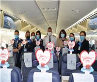 مصر للطيران: تخفيض 50 % على جميع خطوطها بمناسبة «عيد الحب» 