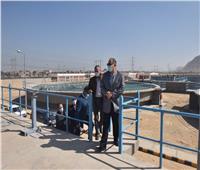 محافظ أسيوط يتابع أعمال محطة معالجة الصرف الصحي 