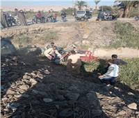 قوات الإنقاذ تبحث عن سائق تروسيكل سقط في ترعة بفرشوط