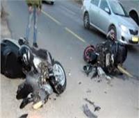 إصابة 3 أشخاص في حادث تصادم دراجتين بالإسماعيلية