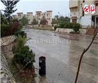 فيديو.. أمطار غزيرة تضرب الساحل الشمالي والإسكندرية