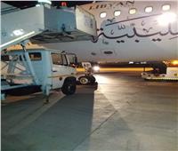 بعد عام من التوقف.. مطار برج العرب يستقبل أولى رحلات الخطوط الليبية