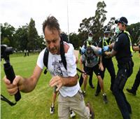 اشتباكات بين الشرطة الاسترالية والمعترضين على تلقي لقاح كورونا
