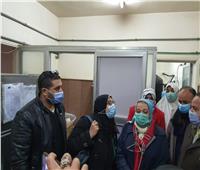 لجنة مشكلة لفحص الهبوط الأرضي بوحدة الغسيل الكلوي بمستشفى السنطة المركزي