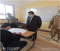 مدير تعليم جنوب سيناء يتفقد مدرستي رأس سدر الصناعية العسكرية والسادات التجارية