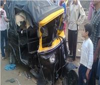 مصرع سائق وطفلة في انقلاب «توكتوك» بعين شمس 