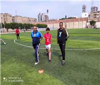 بعد تكريم وزير الشباب.. الطفل إبراهيم ينتظم في تدريب منتخب الشرقية للصم