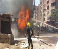 مصرع عامل وإصابة زميله في حريق ورشة موبليات بأسيوط 