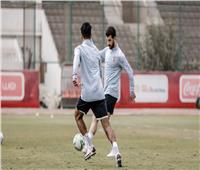 مران الأهلي| «متولي» يشارك في جزء من تدريبات الكرة 