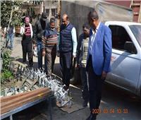 رئيس نظافة القاهرة يشكر العاملين بالورش الإنتاجية