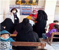 الكشف على 610 حالات في قافلة طبية مجانية بقرية الرفشة بقنا 