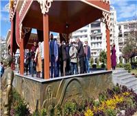 وزيرة الثقافة ومحافظ بورسعيد وهاني شاكر يتفقدون «حديقة فريال التاريخية»