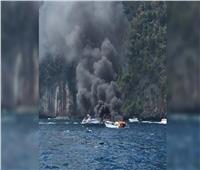 نشوب حريق داخل سفينة روسية على متنها 30 صيادًا في بحر اليابان