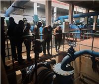 رئيس جهاز ٦ أكتوبر يتفقد محطة تنقية مياه الشرب التي تخدم المدينة