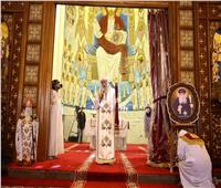 البابا تواضروس يترأس قداس ذكرى المتنيح الأنبا صرابامون