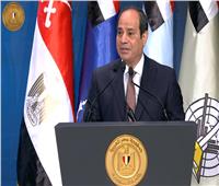 الرئيس السيسي: التغيير الذى حدث عام 2013 كان ثمنه كبير على شعب مصر