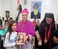 سفير بابا الفاتيكان يواصل زيارته إلى كنائس المنيا