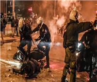 اشتباكات بين الشرطة اليونانية ومتظاهرين بضواحي أثينا