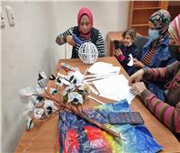 ثقافى طنطا يواصل احتفالاته بيوم المرأة بالحرف اليدوية 