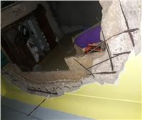 إصابة سيدة في انهيار سقف عقار وسط الإسكندرية
