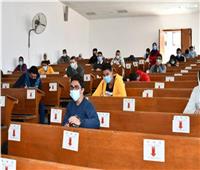 40 طالبًا وطالبة يؤدون اختبارات اللغة الصينية بمعهد كونفوشيوس