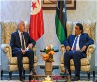 الرئيس التونسي يلتقي المنفي خلال زيارته الرسمية لليبيا
