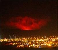 فيديو| توقف حركة الطيران.. ثوران بركان بجنوب غرب أيسلندا      